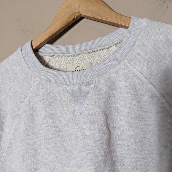 Madewell MWL Airy Terry Sweatshirt Tee Dress Size S, sand color - Picture 6 of 7